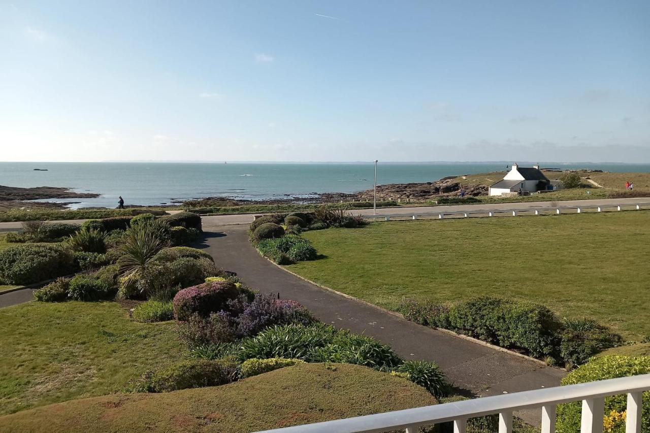 Grand Studio Vue Mer Dans Residence Des 3 Iles Pres De La Thalasso Quiberon Eksteriør billede