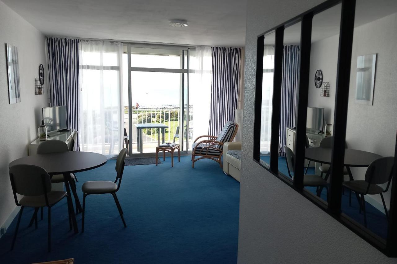 Grand Studio Vue Mer Dans Residence Des 3 Iles Pres De La Thalasso Quiberon Eksteriør billede